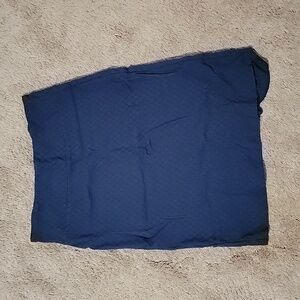Margaret M Womens Navy Pencil Skirt - Size Medium
